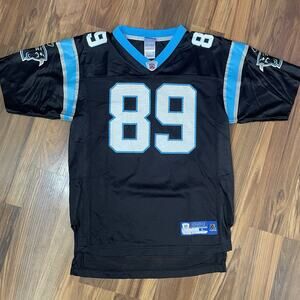 Reebok On Field NFL Carolina Panthers Steve Smith #89 Alt Black Jersey Youth L